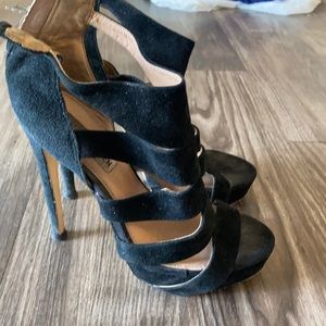 Black suede Sandals